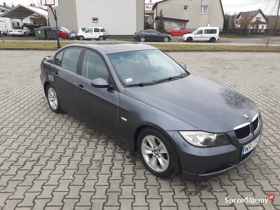 BMW seria E90 kolor szary 2006r zadbany nieuszkodzony świętokrzyskie Grzymałków