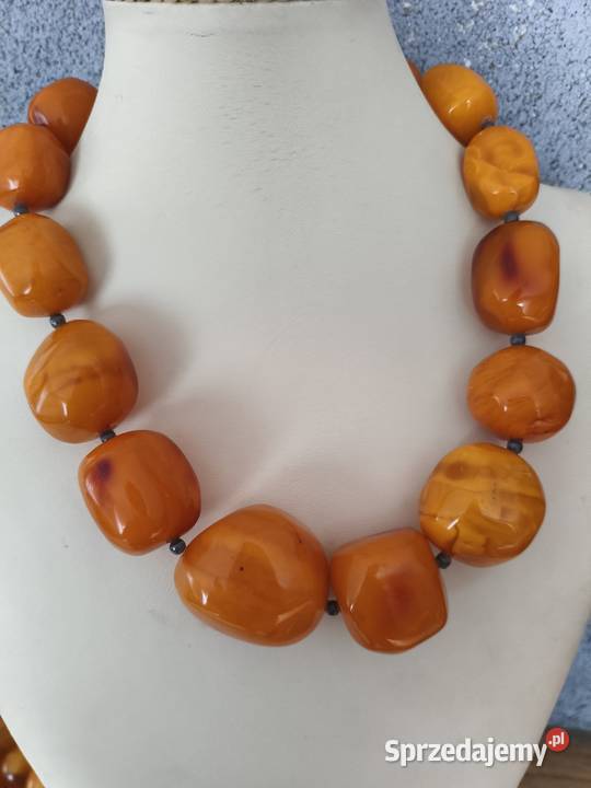 Naszyjnik Bursztyn Vintage 177gram podlaskie