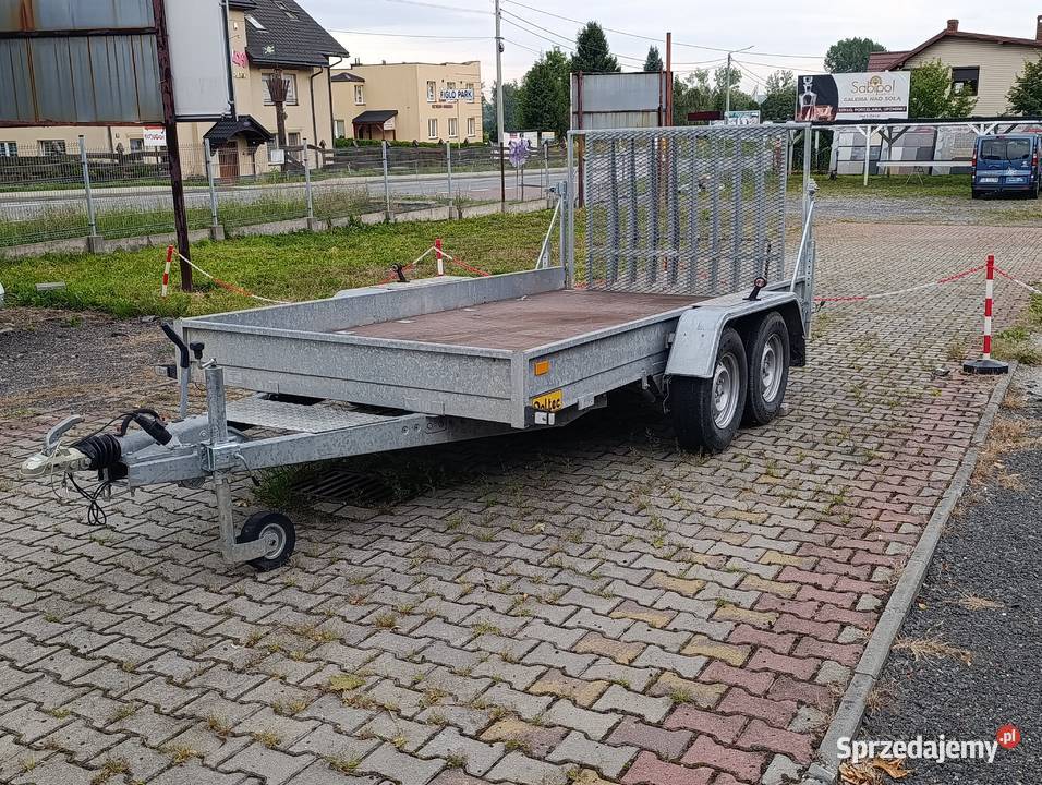 Niewiadów przyczepa pod minikoparkę 380x185 3500 śląskie Bujaków sprzedam