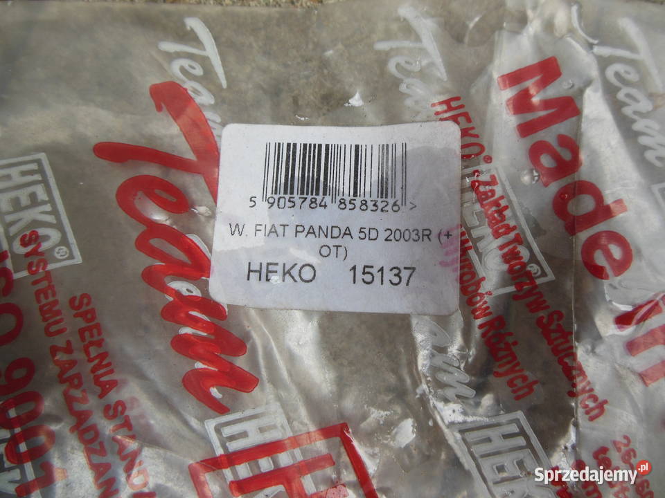 Owiewki szyb FIAT PANDA 2 II 20032012 przednie Kozy