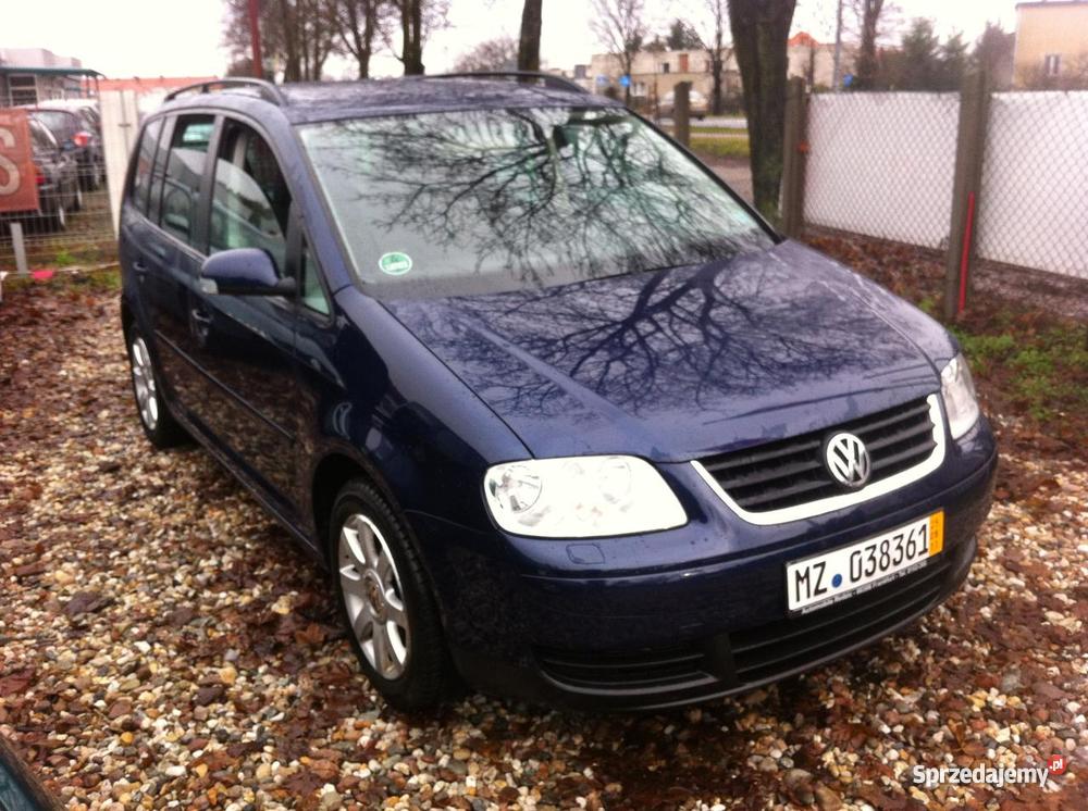 VW TOURAN 19TDI 105 2006r sprowadzony lubuskie Kożuchów
