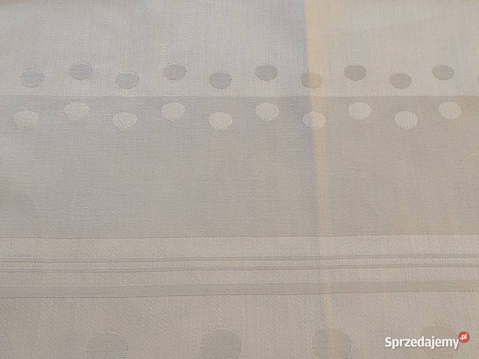 Obrus biały bawełna Legnica