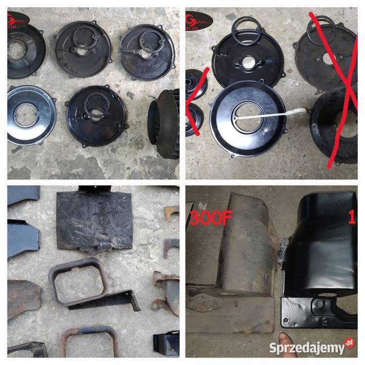 Garbus Oval T1 laska popychacz grzybek kominek Głowice cylindrów