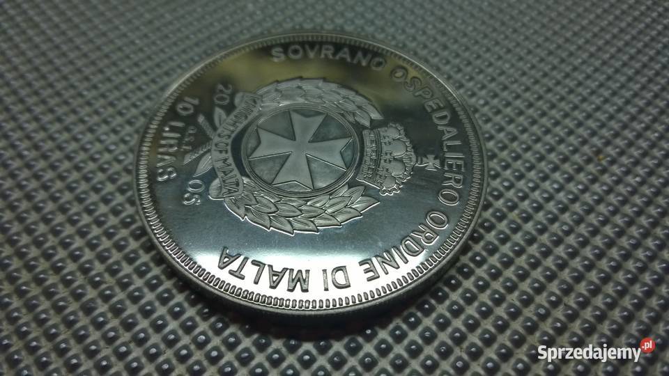 MONETA Zakon Maltański 10 lir 2005 Roma aetena