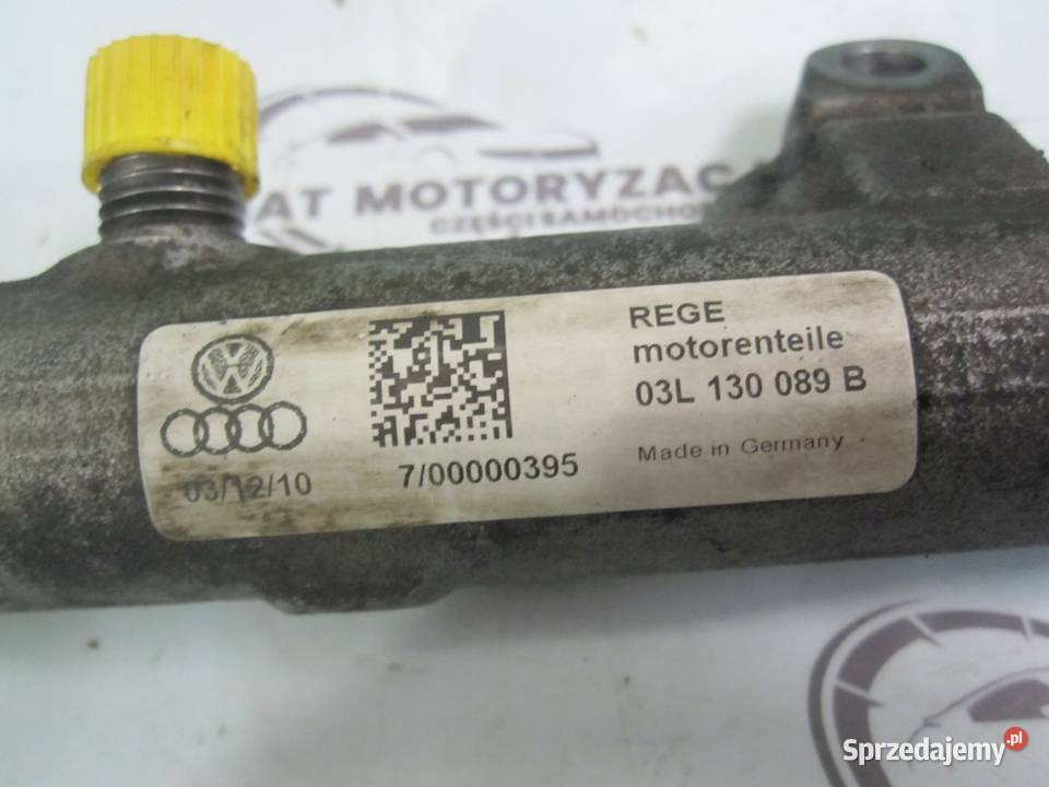 VW GOLF VI 16 TDI CAY 105 11r listwa wtryskowa Kielce