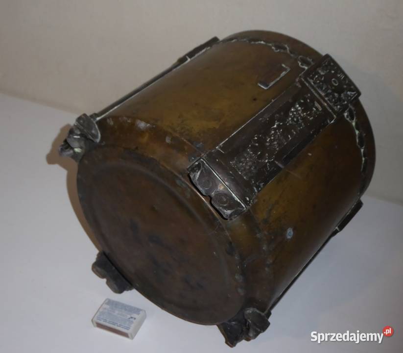 Antyczna Donica z brązu Secesja motyw winorośli Wrocław