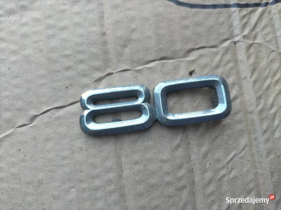 ZNACZEK EMBLEMAT NAPIS KONSOLI AUDI 80 B3 B4 lubelskie Kamień-Kolonia