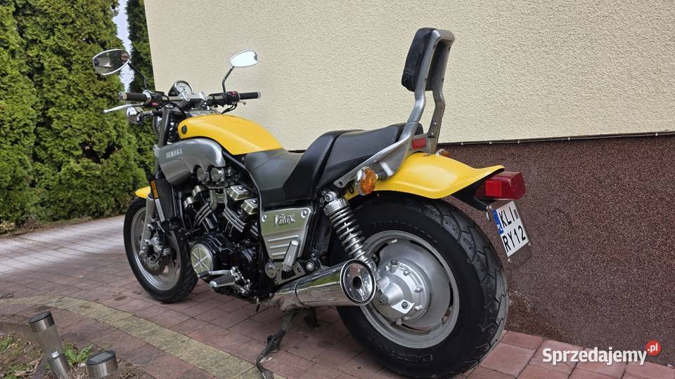Yamaha v maxx v boost 1200 klasyk motocykl zolty nieuszkodzony podkarpackie Mielec