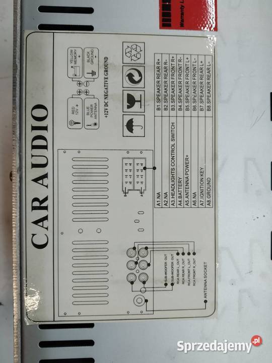 RADIO DIGNITY 2DIN USB AUX SD BORA VW Volkswagen osobowe