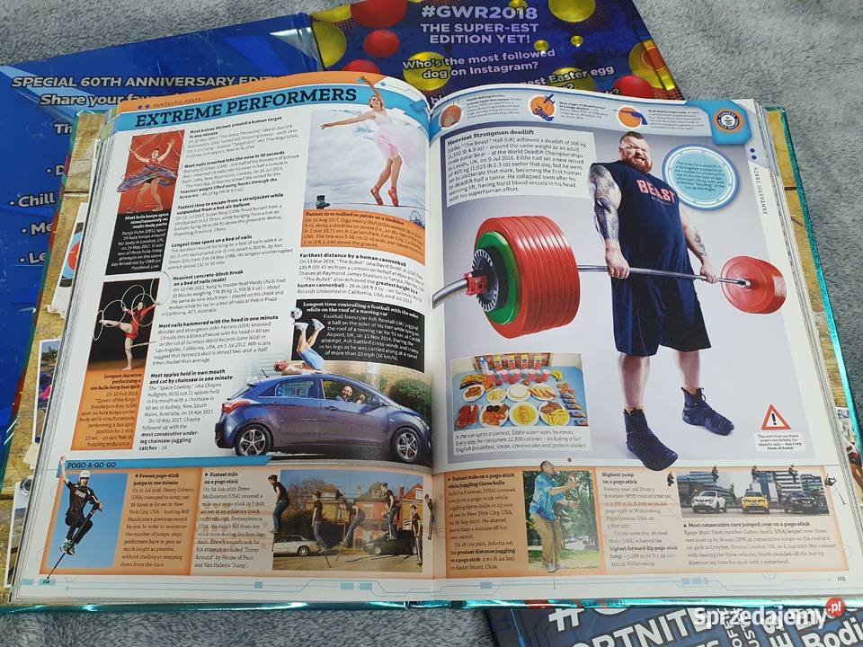 Guinness World Records zestaw 4 albumów język Gdynia