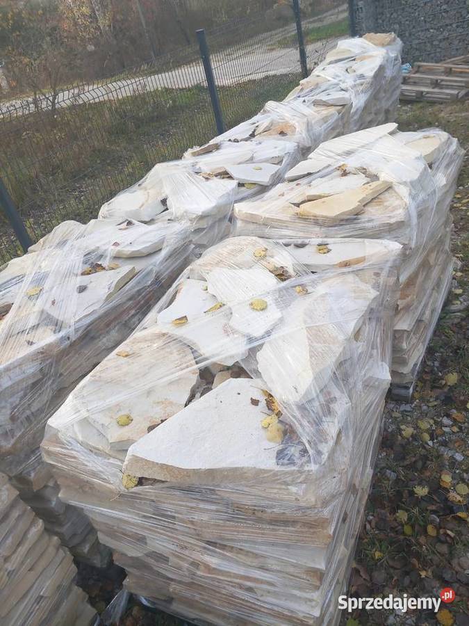 Piaskowiec nieregularny na elewacje cokół Szydłowiec