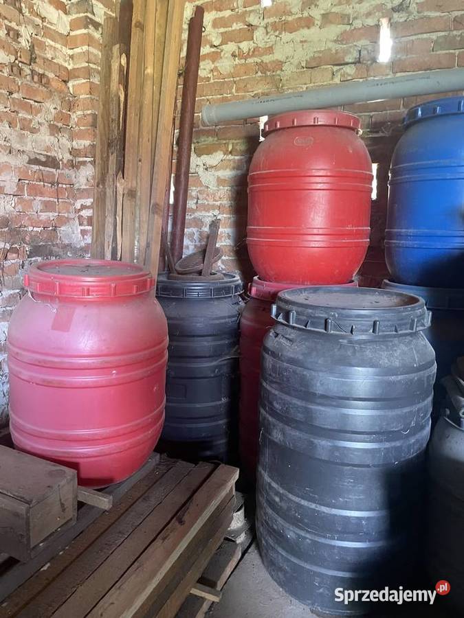 Beczki plastikowe na żywność zboże Bonowice