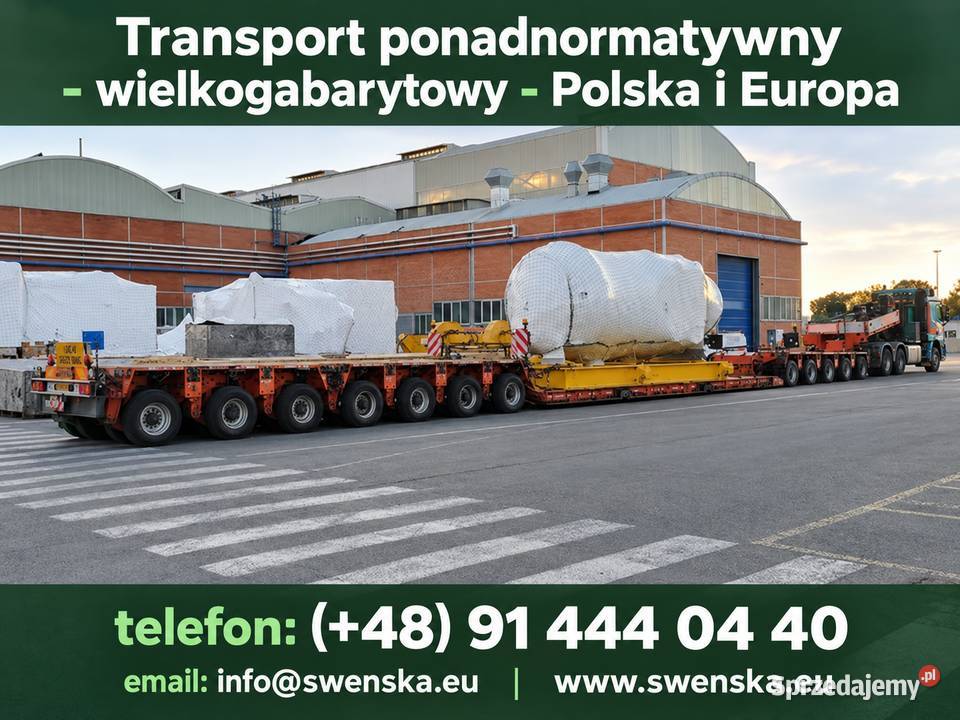 Transport ponadnormatywny wielkogabarytowy Wozidła Wrocław sprzedam