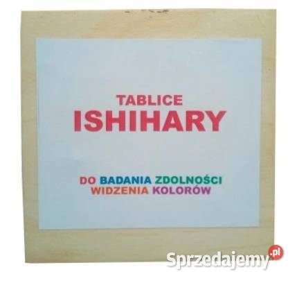 Tablice Ishihary 18 tablic Test widzenie barwne Szklarska Poręba sprzedam
