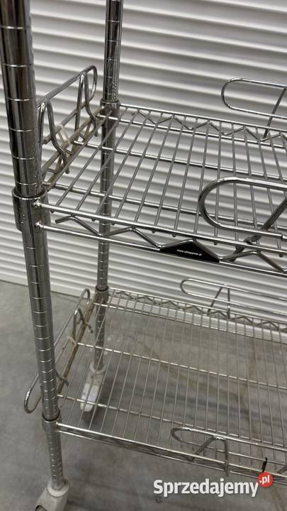 wózek półkowy chromowany Biznes i Przemysł mazowieckie Warszawa