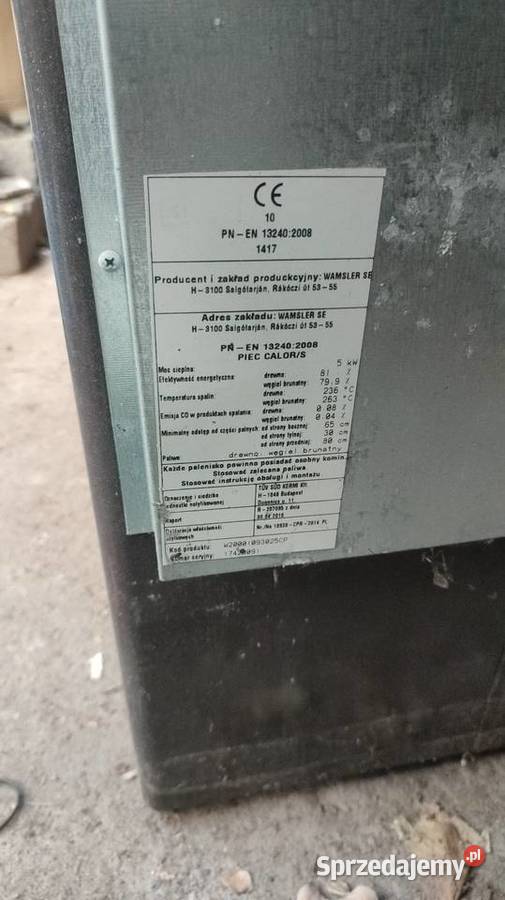 Piec koza szamot wolnostojący nowy Sulejówek