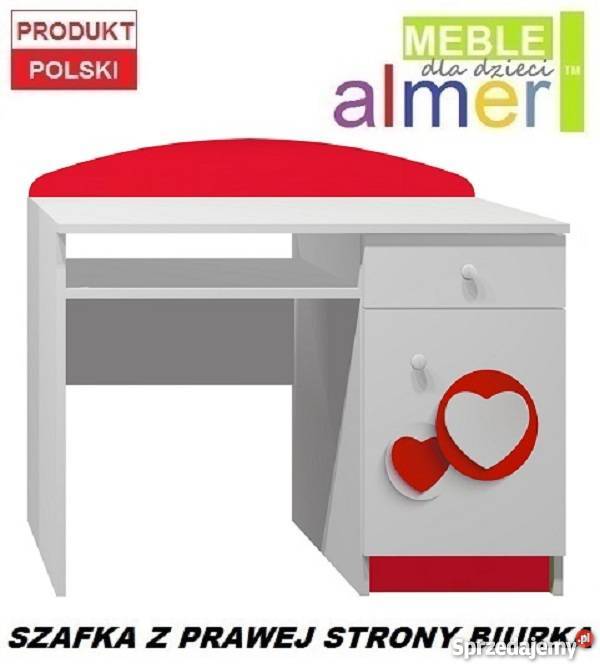 CZERWONE SERCE 12 B10 biurko dziecięce 100x50 Kielce