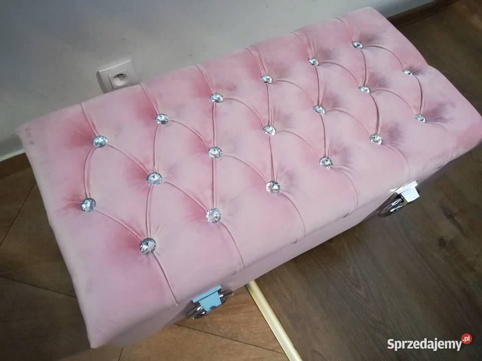 Ławka Pufa Glamor 80x40 44cm Stalowa Wola