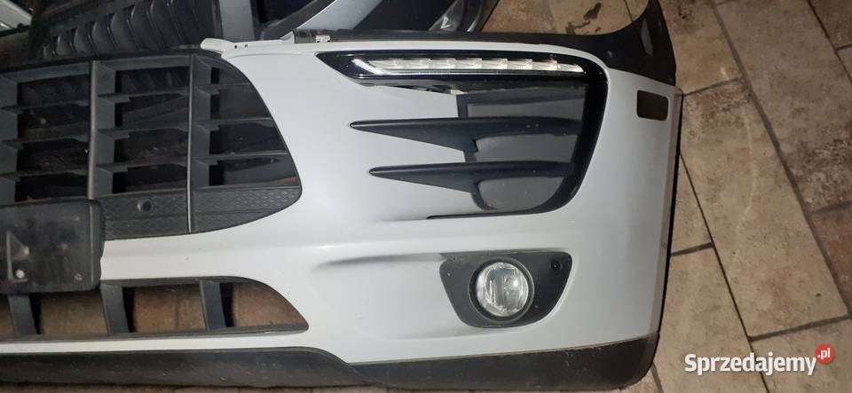 Porsche Macan kompletny Zderzak 95B biały dolnośląskie Legnica