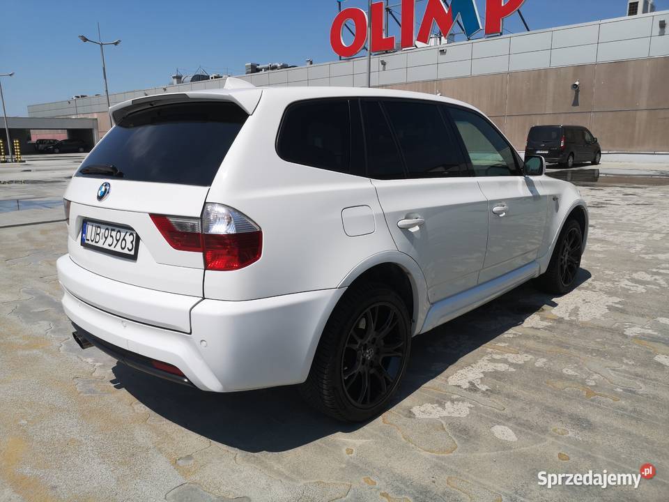 BMW X3 e83 30 sd Mpakiet Alpinweiss Rok produkcji 2007 lubelskie Turka