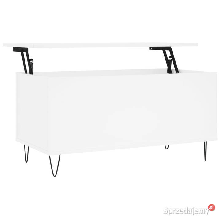 Stolik kawowy biały 90x445x45 materiał Warszawa