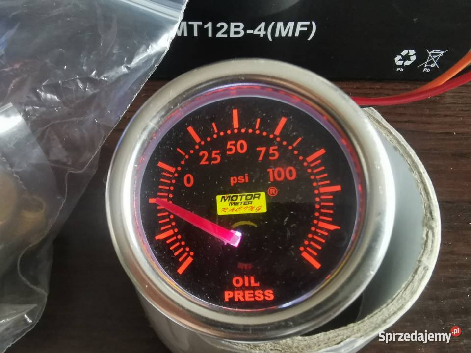 Zegar wskaźnik ciśnienia oleju 52mm Dąbrowa Górnicza sprzedam
