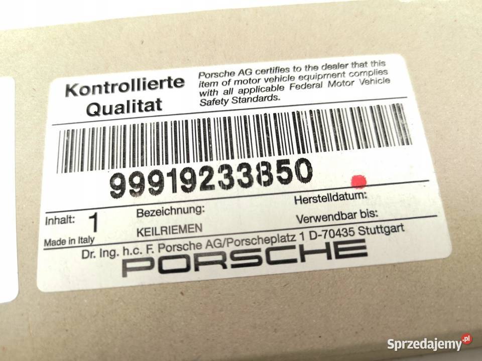 PASEK ROZRZĄDU PORSCHE 964993 8897 3638 NOWY sprzedam