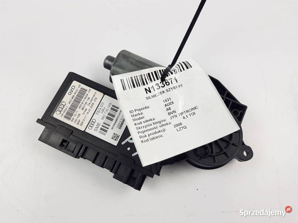 SILNICZEK SZYBY PT 4E0959802D AUDI A8 D3 kujawsko-pomorskie