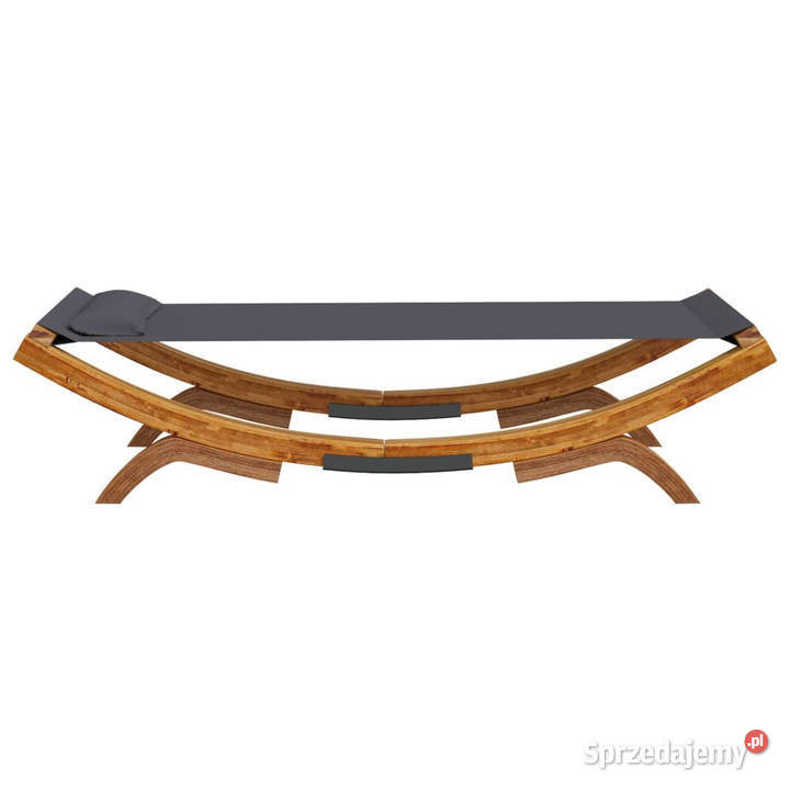 Leżak 100x1885x44 lite gięte drewno antracytowy sprzedam