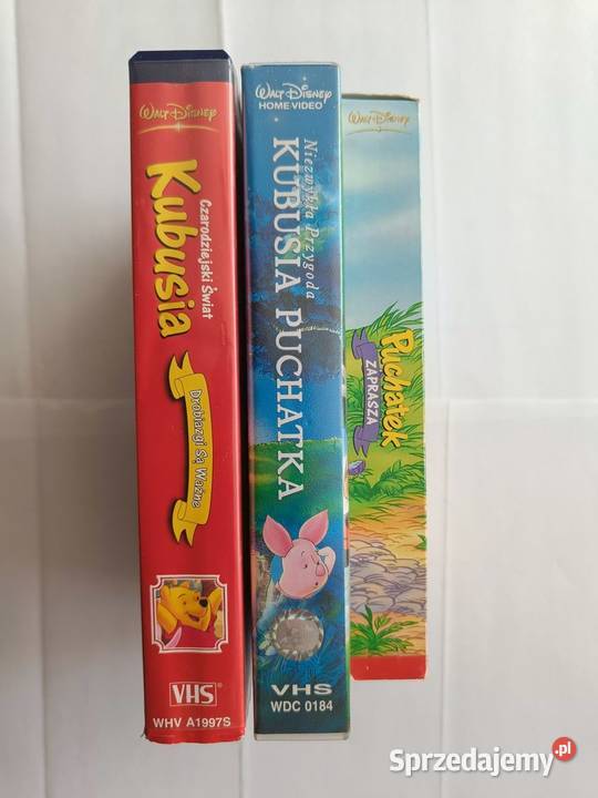 Kubuś Puchatek Walt Disney 3 kasety VHS Gdynia