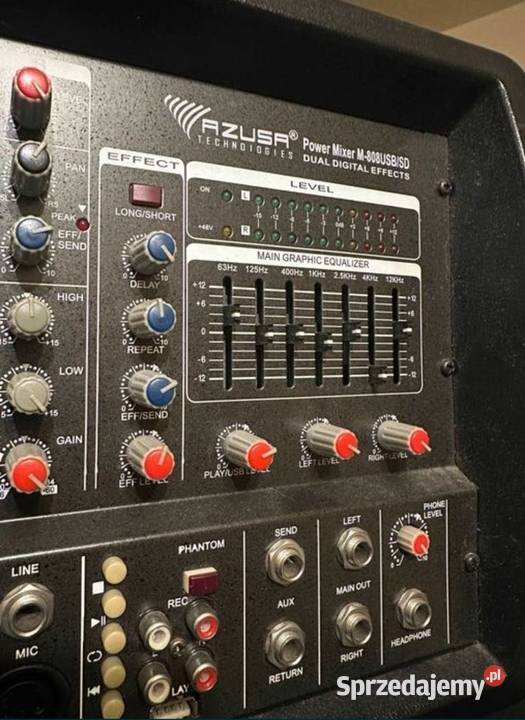 Power mixer AZUSA M808 USBSD Katowice