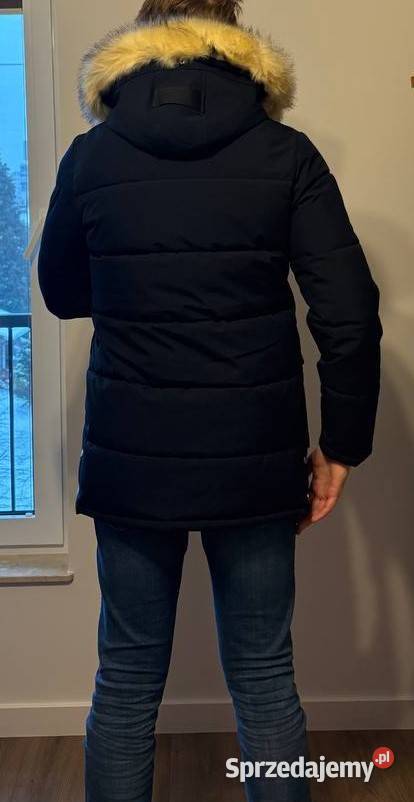 Reserved Kurtka z kapturem Granatowa Rozmiar S Reserved Kraków