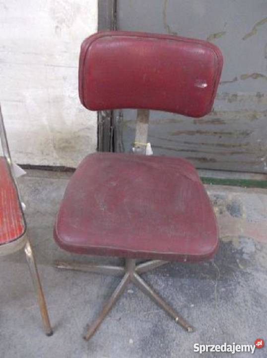 Kultowe metalowe krzesła PRL loft vintage Bielsko-Biała