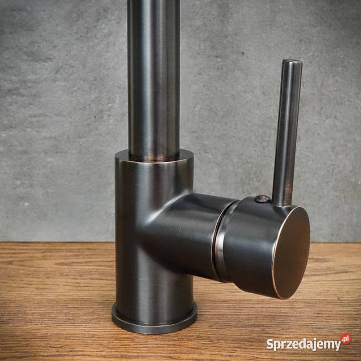 Bateria kuchenna stojąca czarna HULL