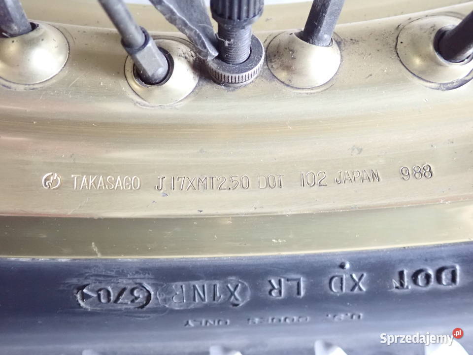 Koło Tył TAKASAGO 17 x 250 Ośka Zabierak Suzuki Strzelce Krajeńskie