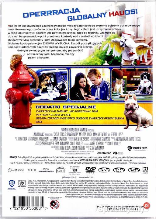 PSY I KOTY 1 3 3 DVD Filmy Kalisz