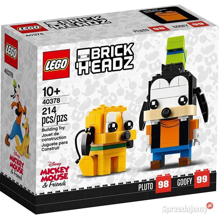 LEGO BrickHeadz 40378 Goofy i Pluto Lego Łódź