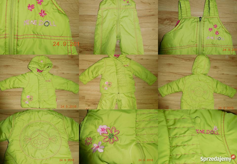 KOMBINEZON WÓJCIK 2 cz soczysta zieleń r 86 ŁÓDŹ dziewczynka