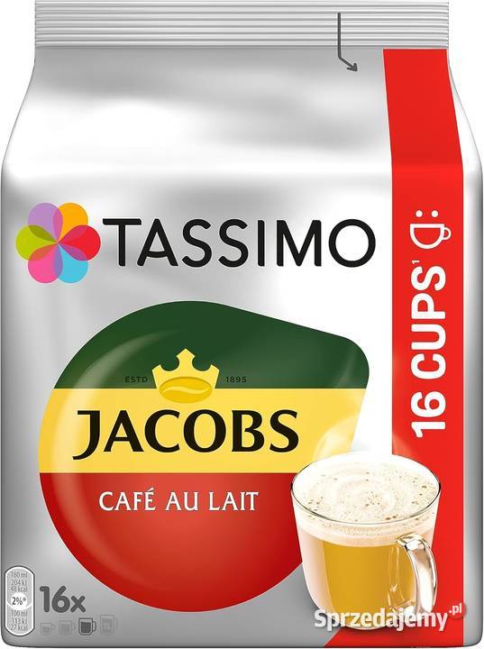 Kapsułki Tassimo Jacobs CAFE AU LAIT 80 sztuk Kawa opolskie Olesno