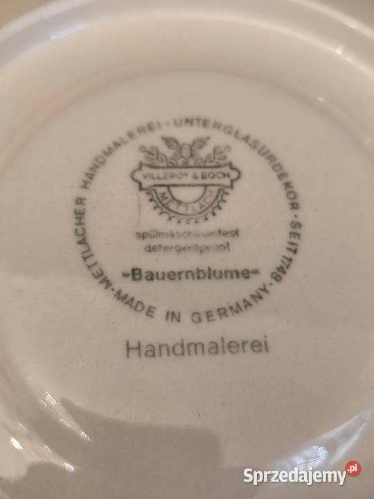 Bulionówka Villeroy Boch Bauernblume lubelskie Chełm