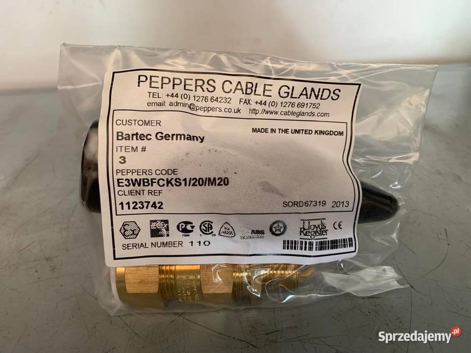 Peppers cable glands E3WBFCKS120M20 x45