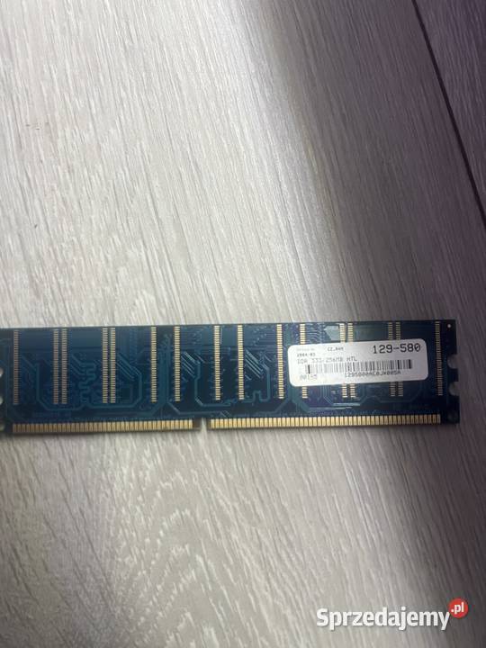 Pamięć RAM DDR1 256MB 333MHz DDR kujawsko-pomorskie Witowo