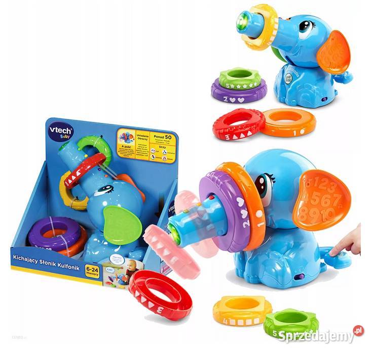 Zabawki Kichający Słonik Kulfonik Vtech 6m+