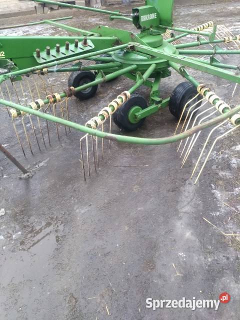 Zgrabiarka Krone do siana trawy 385 m tandem Lelów