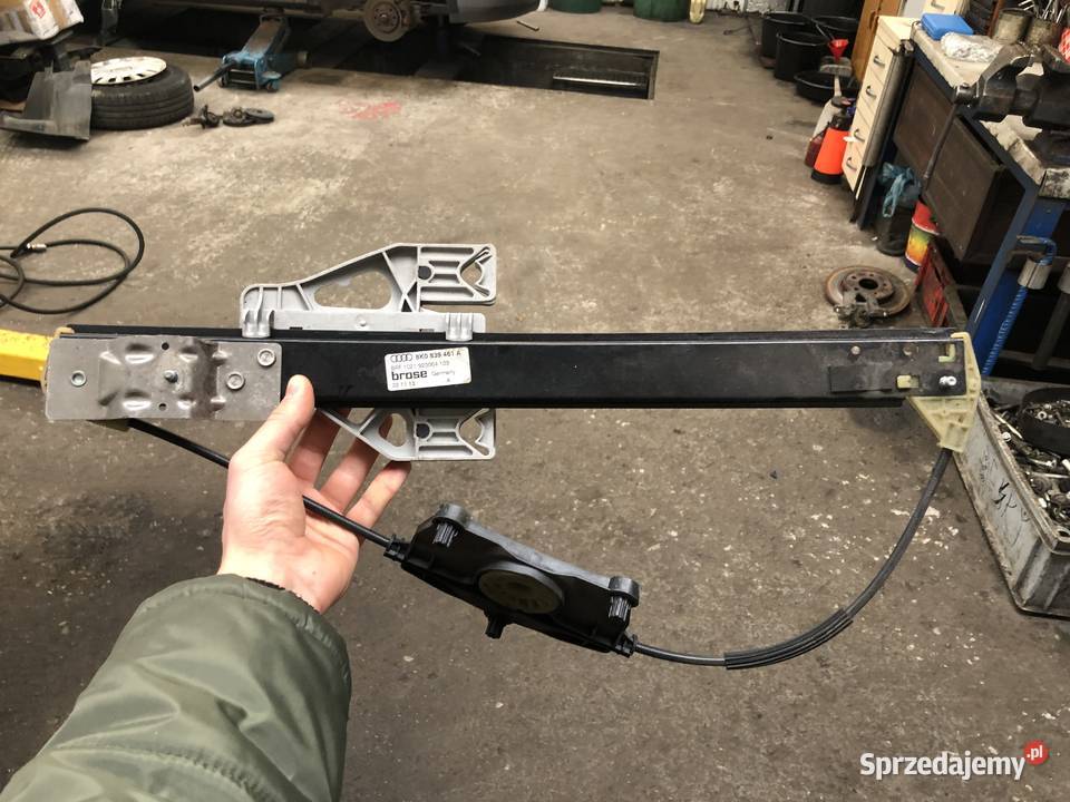 PODNOŚNIK SZYBY TYŁ LEWY AUDI A4 B8 Wieliczka sprzedam