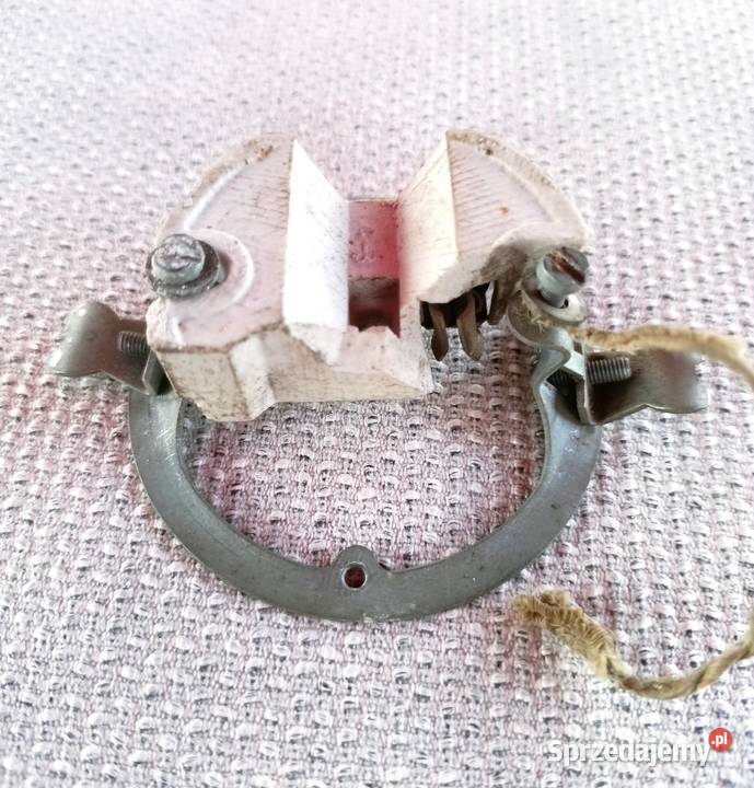 Gniazdo elektryczne bakielit z PRL vintage łódzkie Łódź sprzedam
