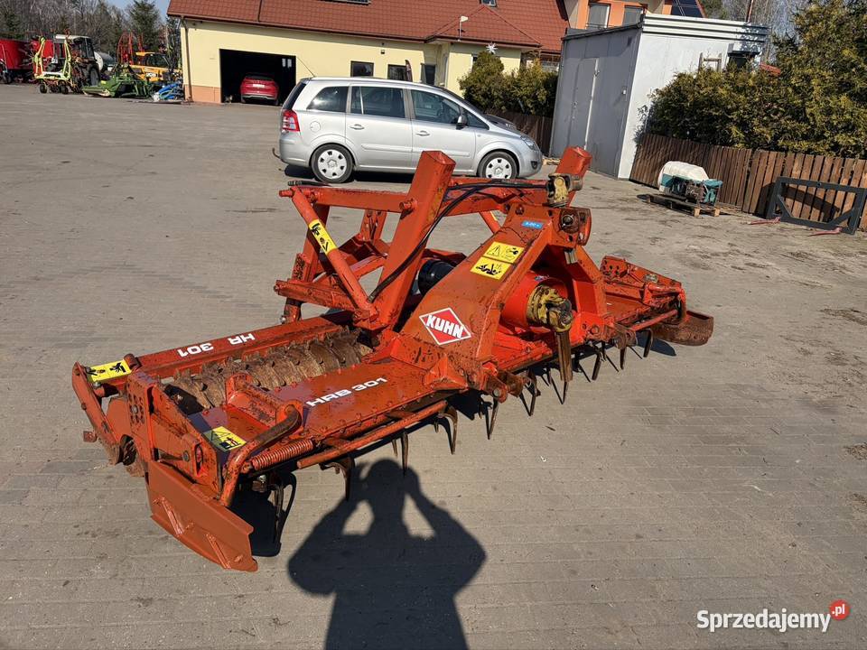 Brona wirowa wirnikowa Kuhn HR301 3m agregat wał nieuszkodzony Myszyniec sprzedam