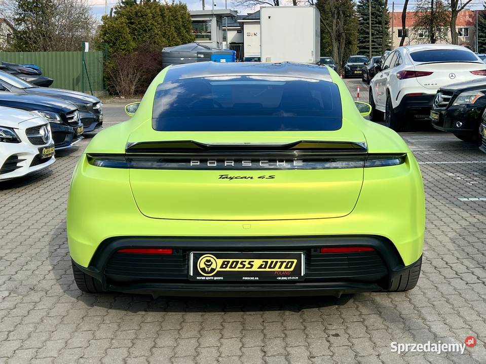 Porsche Taycan 2020 asystent pasa ruchu Taycan Taycan Warszawa