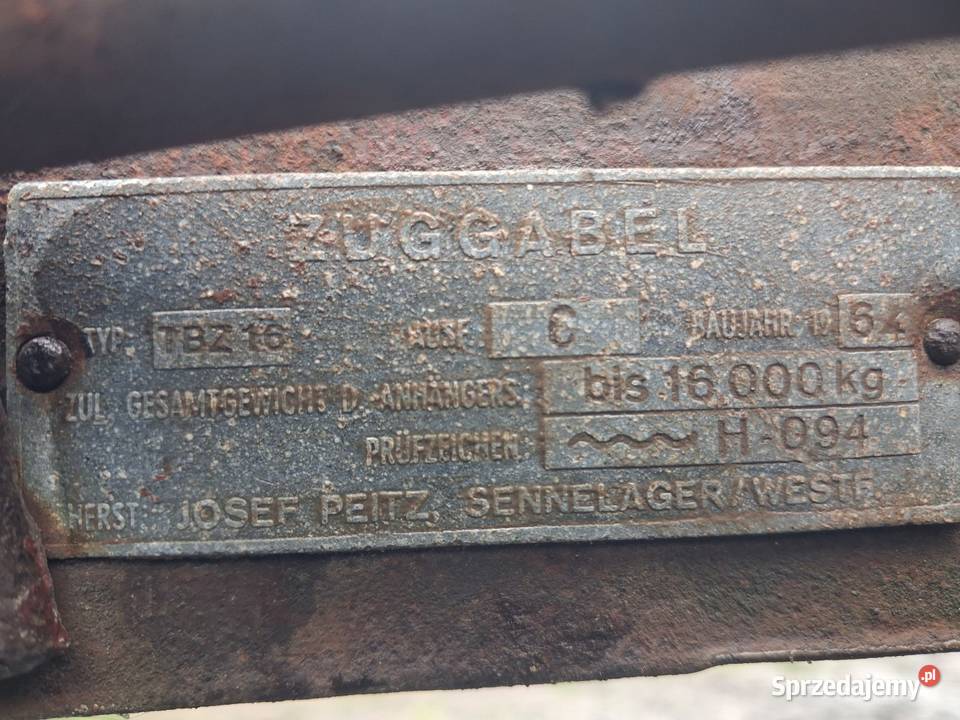 Przyczepa rolnicza 3 str wywrot 8 t łódzkie Pabianice