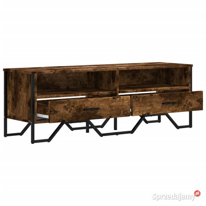 Szafka pod TV przydymiony dąb 122x34x41 WM848581 Warszawa
